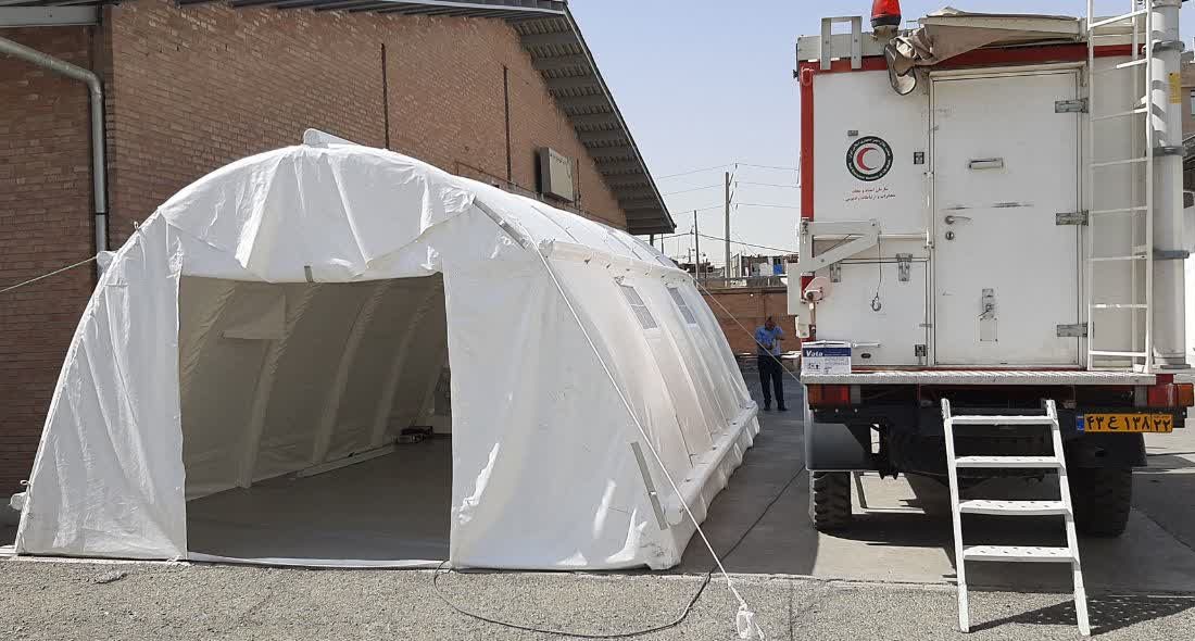 چادر بادی امدادی 50 متری