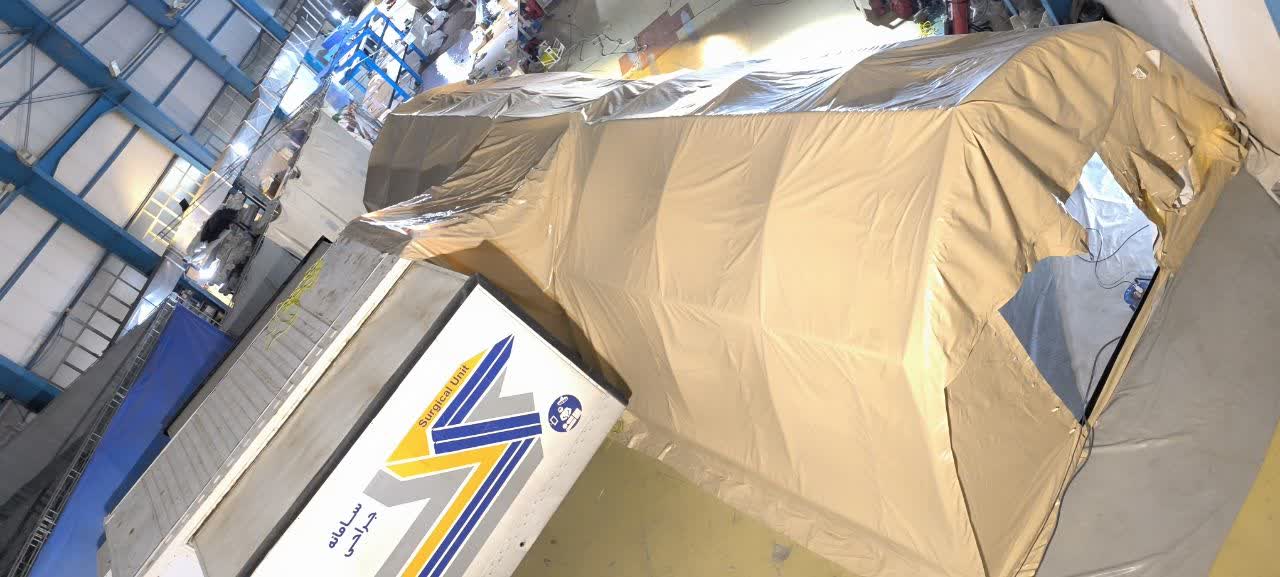 چادر بادی سامانه جراحی