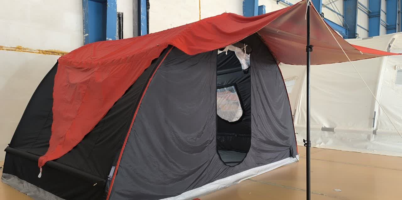 9-meter inflatable accommodation tent