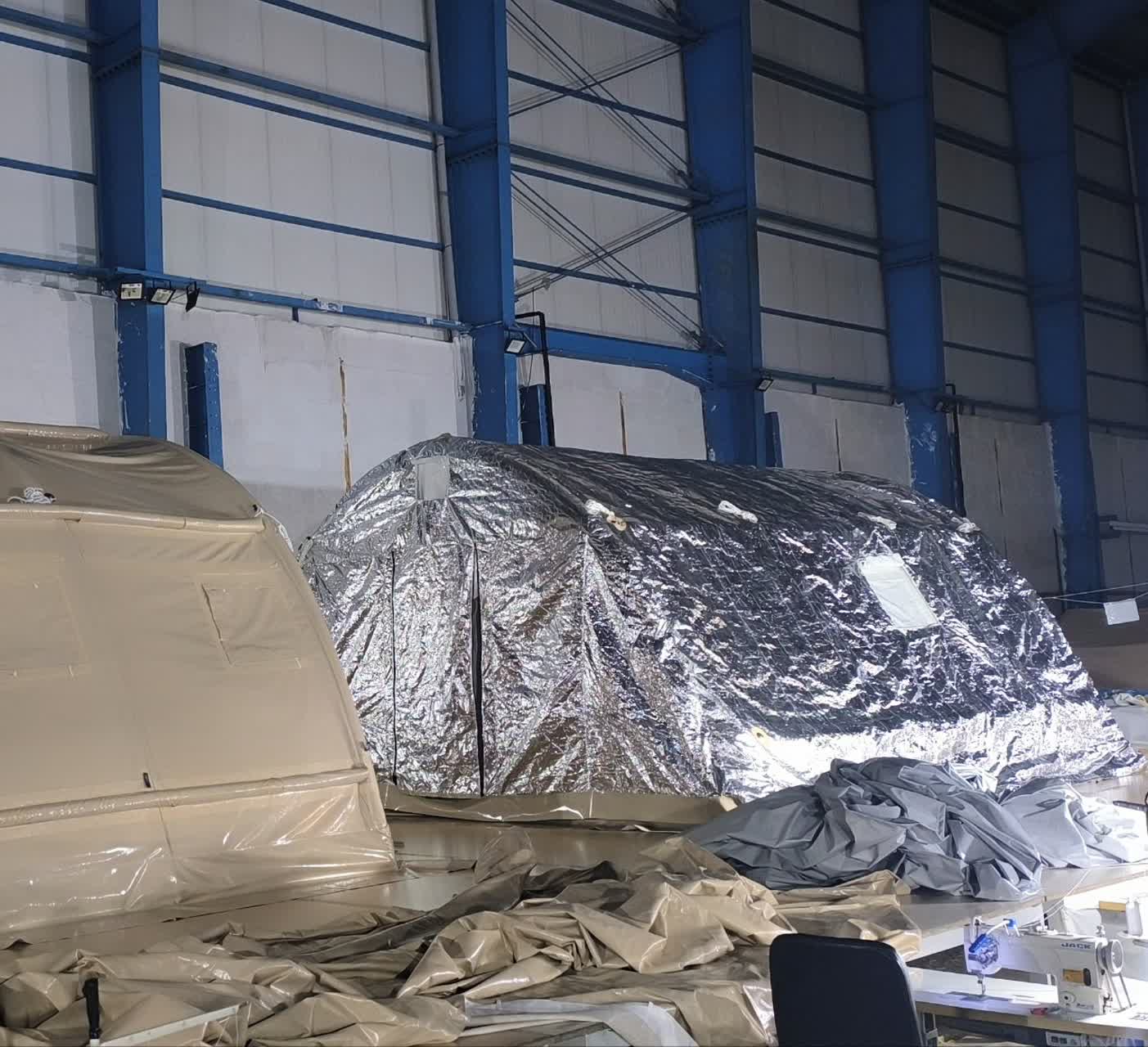 چادر بادی عایق